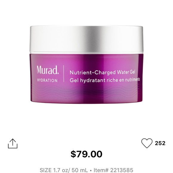 murad Other - Murad Nutrient Charged Water Gel murad Other - Murad Nutrient Charged Water Gel